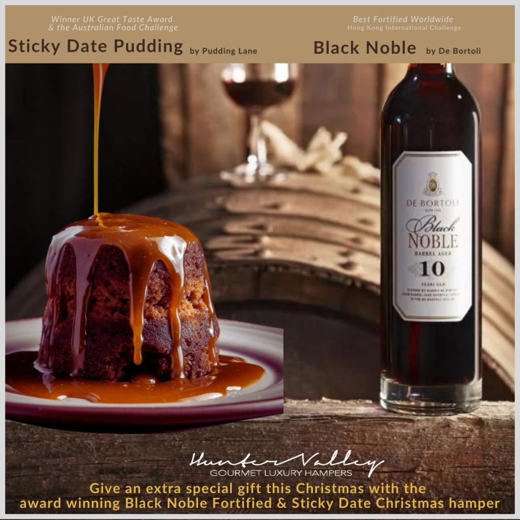 Pudding Lane and Black Noble Fortified the ultimate gift from the Hunter Valley...