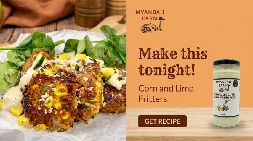 Corn & Lime Fritters