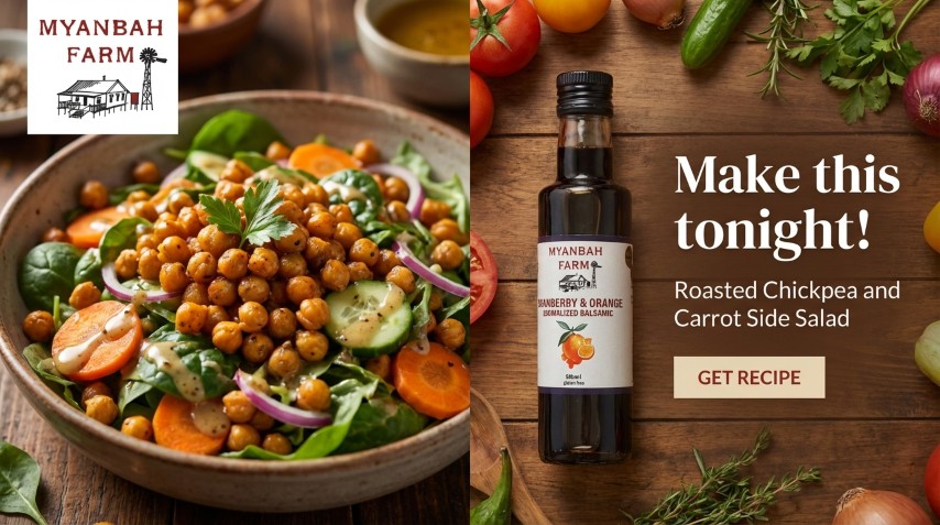 Roasted Chickpea and Carrot Salad